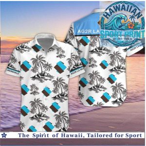 AG2R La Mondiale Cycling Team Palm Trees Beach Hawaiian Shirt
