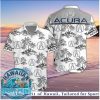 Stade Brestois Red Palm Tree Tropical Beach Button Down Shirt Stade Brestois Red Palm Tree Tropical Beach Button Down Shirt