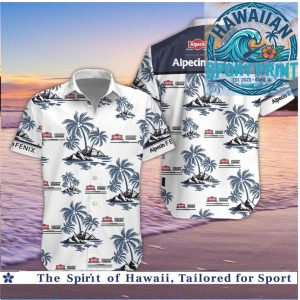 Alpecin Fenix Cycling Team Tropical Palm Tree Beach Hawaiian Shirt
