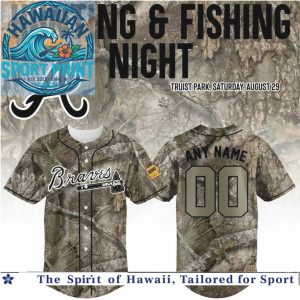 Atlanta Braves Hunting Fishing Night Camo Baseball Jersey