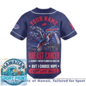 Buffalo Bills Breast Cancer Awareness Faith Baseball Jersey