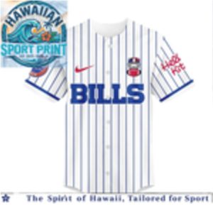 Buffalo Bills Hello Kitty Football Cute Mascot Baseball Jersey
