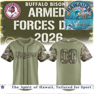 Buffalo Bisons Armed Forces Day Baseball Jersey