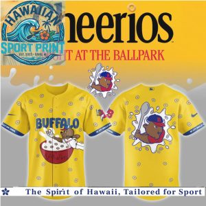 Buffalo Bisons Cheerios Cereal Night Baseball Jersey