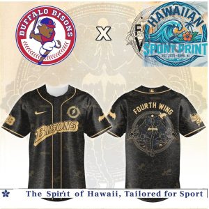 Buffalo Bisons Fourth Wing Fantasy Dragon Baseball Jersey