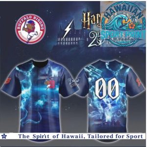 Buffalo Bisons Magic Wizard Castle 25 Years Baseball Jersey