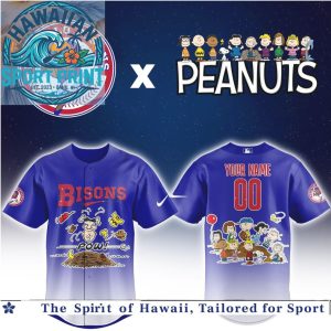 Buffalo Bisons Peanuts Snoopy Comic Peanuts Baseball Jersey