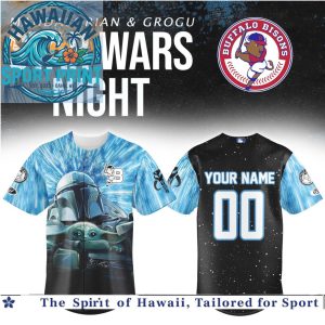 Buffalo Bisons Star Wars Mandalorian Grogu Baseball Jersey