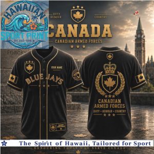 Canada Armed Forces Toronto Blue Jays Military Baseball Jersey