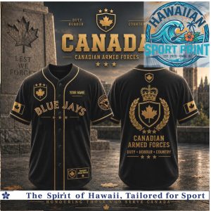 Canada Armed Forces Toronto Blue Jays Military Baseball Jersey