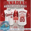 Canada Heritage Jersey Proudly Canadian Maple Leaf Baseball Shirt Canada Heritage Jersey Proudly Canadian Maple Leaf Baseball Shirt