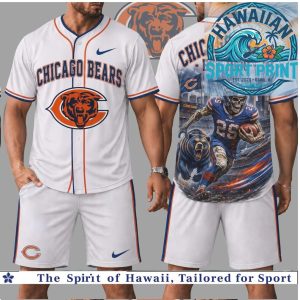 Chicago Bears Football Skull Mascot Est 1920 Baseball Jersey