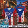 Chicago Puerto Rico Orgullo Boricua Flag Flower Baseball Jersey Chicago Puerto Rico Orgullo Boricua Flag Flower Baseball Jersey