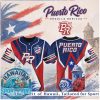 Chicago Puerto Rico Orgullo Boricua Flag Flower Baseball Jersey Chicago Puerto Rico Orgullo Boricua Flag Flower Baseball Jersey