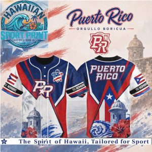 Chicago Puerto Rico Orgullo Boricua Flag Flower Jersey