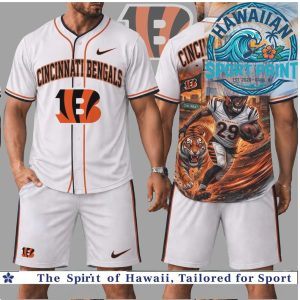 Cincinnati Bengals Football Skull Mascot Est 1967 Baseball Jersey