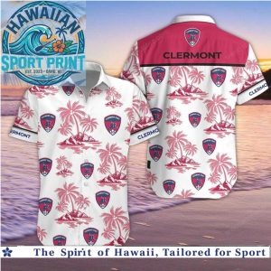 Clermont Foot Tropical Palm Beach Hawaiian Shirt