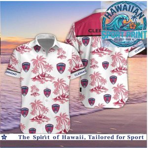 Clermont Foot Tropical Palm Beach Hawaiian Shirt