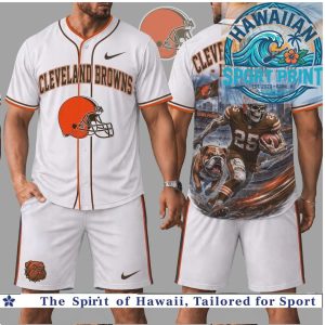 Cleveland Browns Football Skull Mascot Est 1946 Baseball Jersey