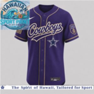 Dallas Cowboys National Purple Heart Day Honor The Brave Baseball Jersey