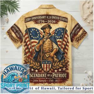 Descendant Of A Patriot 250th Anniversary American Revolutionary Shirt