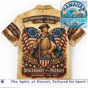Descendant Of A Patriot 250th Anniversary American Revolutionary Shirt
