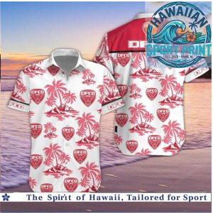 Dijon FCO Tropical Palm Beach Hawaiian Shirt