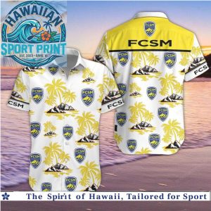 FC Spartak Moscow Tropical Palm Beach Hawaiian Shirt