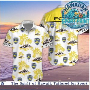 FC Spartak Moscow Tropical Palm Beach Hawaiian Shirt
