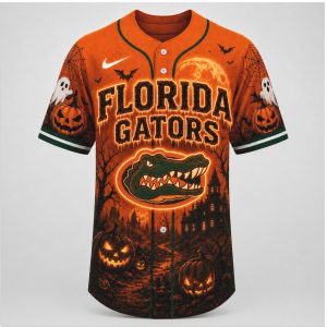 Florida Gators Mascot Great To Be A Gator Halloween Baseball Jersey Florida Gators Mascot Great To Be A Gator Halloween Baseball Jersey