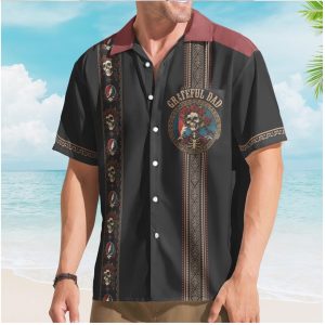 Grateful Dead Skull Roses Tie Dye Classic Rock Hawaiian Shirt Grateful Dead Skull Roses Tie Dye Classic Rock Hawaiian Shirt