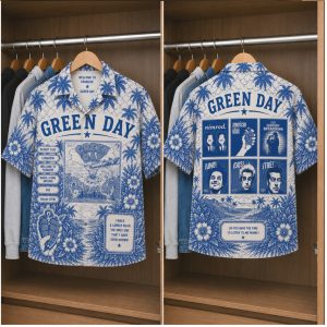 Green Day Punk Rock Dookie American Idiot Retro Hawaiian Shirt Green Day Punk Rock Dookie American Idiot Retro Hawaiian Shirt