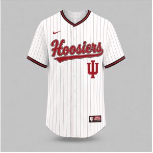 Indiana Hoosiers Mascot Damn Right Fan Win Or Lose Baseball Jersey