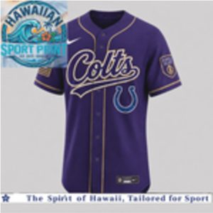 Indianapolis Colts National Purple Heart Day Honor The Brave Baseball Jersey