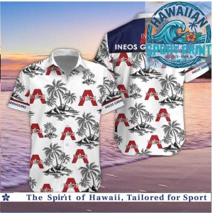 Ineos Grenadiers Palm Trees Tropical Beach Hawaiian Shirt