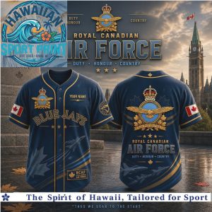 Royal Canadian Air Force Blue Jays Crest Baseball Jersey