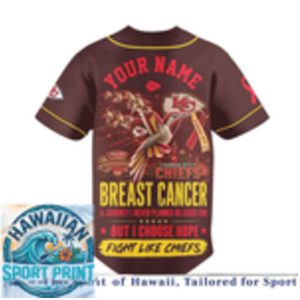 Kansas City Chiefs Breast Cancer Awareness Faith Baseball Jersey