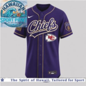 Kansas City Chiefs National Purple Heart Day Baseball Jersey
