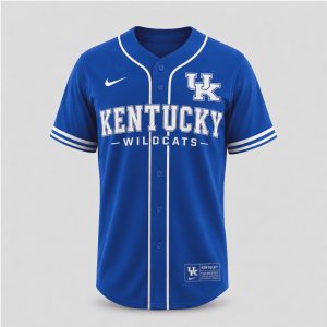 Kentucky Wildcats Sour Mash Original Quality Blue White Baseball Jersey