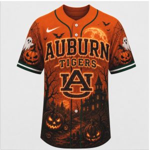 LSU Tigers Mascot Spooky Halloween Geaux Tigers Baseball Jersey LSU Tigers Mascot Spooky Halloween Geaux Tigers Baseball Jersey