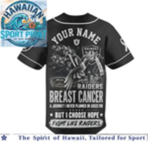 Las Vegas Raiders Breast Cancer Awareness Faith Baseball Jersey