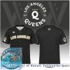 Los Angeles Queens White Minimalist Baseball Jersey Los Angeles Queens White Minimalist Baseball Jersey