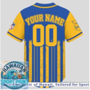 Los Angeles Rams Teacher Flag Heartbeat Custom Baseball Jersey