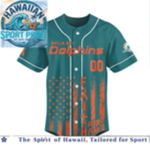Miami Dolphins Breast Cancer Awareness Faith Baseball Jersey