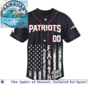 New England Patriots Breast Cancer Awareness Baseball Jersey