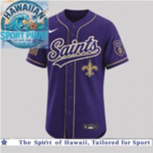 New Orleans Saints National Purple Heart Day Honor The Brave Baseball Jersey