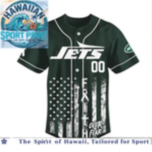 New York Jets Breast Cancer Awareness Faith Baseball Jersey