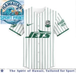 New York Jets Hello Kitty Football Cute Mascot Baseball Jersey