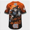 Alabama Crimson Tide Winged Skull Motorcycle Style Baseball Jersey Alabama Crimson Tide Winged Skull Motorcycle Style Baseball Jersey
