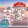 FC Nantes Football Club Yellow Tropical Palm Tree Beach Hawaiian Shirt FC Nantes Football Club Yellow Tropical Palm Tree Beach Hawaiian Shirt